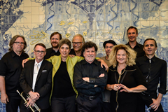 Club Foot Orchestra at SFJAZZ, August 23, 2015 after performing GO WEST